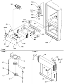 Part Location Diagram of 12442203 Whirlpool NLAFMOTOR, EVAP FAN