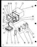 Page 2 Diagram and Parts List for CRS458P P7769522M Crosley Microwave