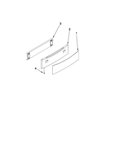 Drawer Parts Diagram and Parts List for JES9750CAS02  Jenn-Air Range