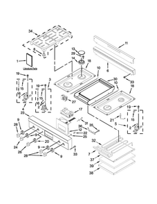 Part Location Diagram of W10146036 Whirlpool WIRE