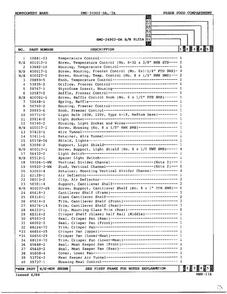 Fresh Food Compartment Page 2 Diagram and Parts List for 24902A  Admiral Refrigerator