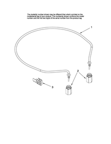 Heater Parts Diagram and Parts List for MDB6701AWQ3  Maytag Dishwasher