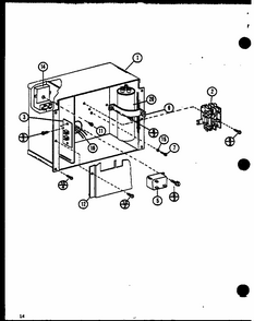 (srcf18u01b/p6917204c) (srcf24u01b/p6917205c) (srcf24u01c/p6917207c) Diagram and Parts List for SRCF24U01A P6917230C Amana Air Conditioner