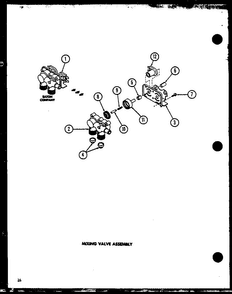 Section 2 Diagram and Parts List for LWD773 P1110501W W Amana Washer