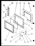 Part Location Diagram of R0156755 Whirlpool Door ring assy
