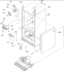 Part Location Diagram of 12446513 Whirlpool HINGE- CTR