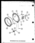 REAR BULKHEAD Diagram and Parts List for TGA400 P7575204W Amana Dryer