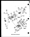 MOTOR Diagram and Parts List for TGA400 P7575204W Amana Dryer