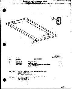 (d6772201) (d6772202) Diagram and Parts List for EBCC6000MA P6752108C Amana Air Conditioner