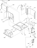 CHASSIS ASSEMBLY Diagram and Parts List for 9M12TA P1214701R Amana Air Conditioner