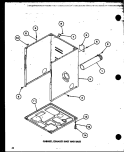 CABINET Diagram and Parts List for TGA400 P7575204W Amana Dryer