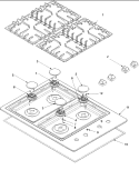 Part Location Diagram of 31999702B Whirlpool KNOB- TOP