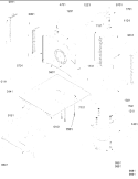 Chassis Assembly Diagram and Parts List for 21M23PA P1214811R Amana Air Conditioner