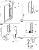 Cabinet Back Diagram and Parts List for SRD26VPE P1315204W E Amana Refrigerator
