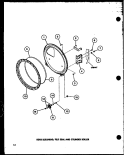 REAR BULKHEAD Diagram and Parts List for TGA400 P7704105W Amana Dryer