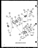 MOTOR Diagram and Parts List for TGA400 P7704105W Amana Dryer