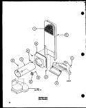 HEATER MODELS) Diagram and Parts List for TGA400 P7704105W Amana Dryer