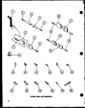 POWER CORD AND TERMINALS Diagram and Parts List for TGA400 P7704105W Amana Dryer