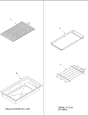 Grille and Griddle - CC7LS Diagram and Parts List for CC13E P1155203S E Amana Range