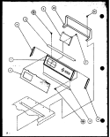Part Location Diagram of 60115 Whirlpool Main Control Board