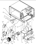 Interior Components Diagram and Parts List for CSNAC700 P4020005602 Menumaster Microwave