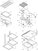 Part Location Diagram of R0130857 Whirlpool DAMPER-CON