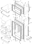 Part Location Diagram of R0130935 Whirlpool DOOR STOP-