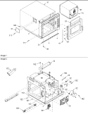 OUTERCASE & ELECTRICAL Diagram and Parts List for ACE230 P1324403M Amana Microwave