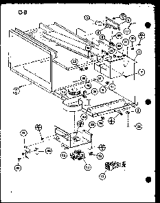 Section 4 Diagram and Parts List for CRRL-5D P75590-6M Amana Microwave
