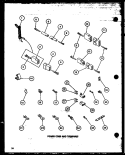 POWER CORD AND TERMINALS Diagram and Parts List for LG2911 P7804804W W Amana Dryer