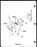 TERMINAL BLOCK Diagram and Parts List for LG2401 P7762205W W Amana Dryer