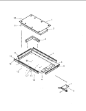 Heater Box Diagram and Parts List for AK2H30E3 P1131565N E Amana Cooktop