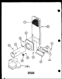 HEATER BOX (GAS MODELS) Diagram and Parts List for LG2401 P7762205W W Amana Dryer