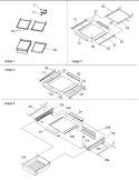 Ref. Feature, Shelf & Meatkeeper Assy Diagram and Parts List for BR18V2S P1320708W S Amana Refrigerator