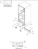 Insulation & Roller Assy Diagram and Parts List for BR18V2S P1320708W S Amana Refrigerator