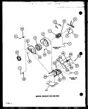 MOTOR Diagram and Parts List for LED450 P7762209W Amana Dryer