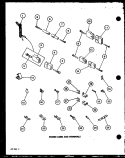 POWER CORD AND TERMINALS Diagram and Parts List for LED450 P7762209W Amana Dryer