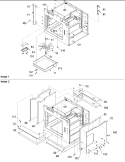STIRRER SYSTEM & OUTER CAVITY Diagram and Parts List for ACE530 P1325902M Amana Microwave