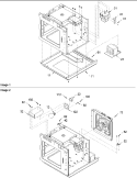 BASE & HEATER BOX Diagram and Parts List for ACE530 P1325902M Amana Microwave