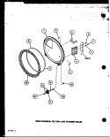 REAR BULKHEAD Diagram and Parts List for LGD251 P7762212W W Amana Dryer
