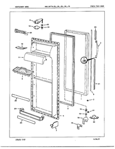 Part Location Diagram of 66645-3 Maytag DISCONTINUED