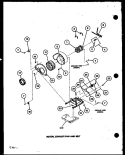 MOTOR Diagram and Parts List for LGD251 P7762212W W Amana Dryer