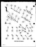 POWER CORD AND TERMINALS Diagram and Parts List for LGD251 P7762212W W Amana Dryer