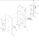 Control Panel Assembly Diagram and Parts List for URS511M P1324502M Amana Microwave