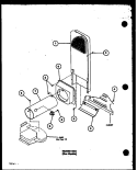 HEATER BOX (GAS MODELS) Diagram and Parts List for LGD951 P7804812W W Amana Dryer