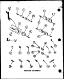 POWER CORD AND TERMINALS Diagram and Parts List for LGD951 P7804812W W Amana Dryer