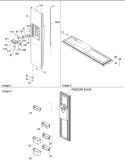 Part Location Diagram of 12584902CQ Whirlpool Assembly, FZ Door FOAM (BSQ)