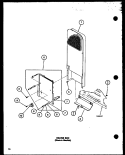 HETAER BOX (GAS MODELS) Diagram and Parts List for LE9002 P7804813W Amana Dryer