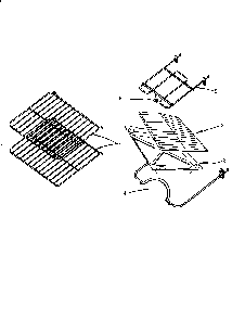 Oven Components Diagram and Parts List for EHS2672W P1142480NW Amana Range