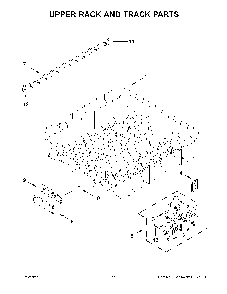 Part Location Diagram of W11267701 Whirlpool POSITIONER